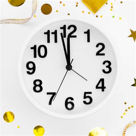 Free Photo 2020 New Year Celebration Clock Close Up