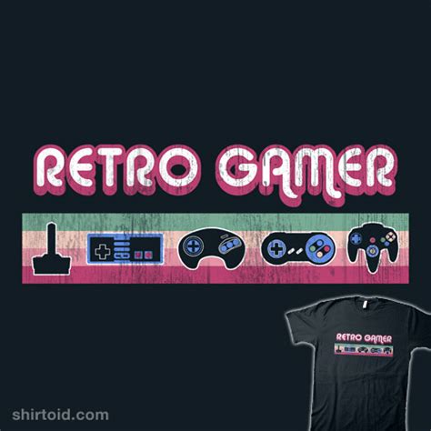 Retro Gamer Shirtoid