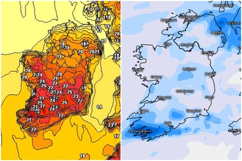 Irish Weather Forecast Expert Says Ireland Could Bake In 25c Heat This Weekend But Met Eireann