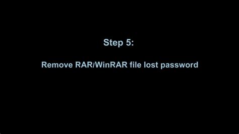 Best Rar File Password Remover Remove Rarwinrar Lost Password Fast