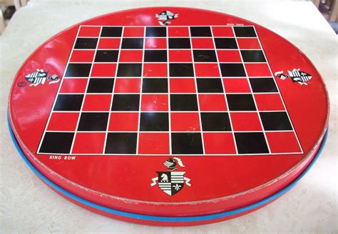 Vintage Chinese Checkers Game Board Metal Chinese Checkers Etsy