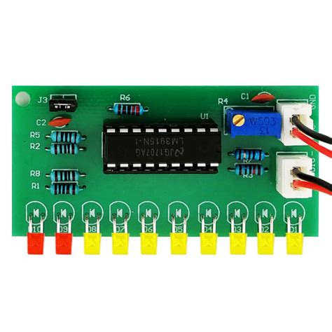 Can some help explain this circuit to me its a led audio vu. (KIT DIY) VU meter Indicator LED KA2284 LM3915 MCU