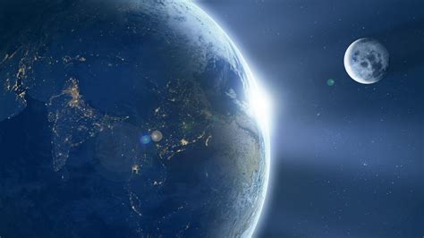 Wallpaper Earth Planet Flash Light Space Hd Widescreen High