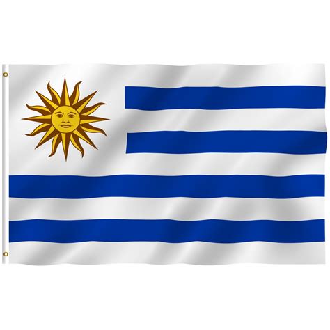 Anley Fly Breeze 3x5 Foot Uruguay Flag Uruguayan Flags Polyester