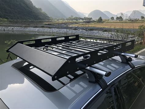Motors Universal Car Suv Roof Rack Basket Top Luggage Carrier Cargo