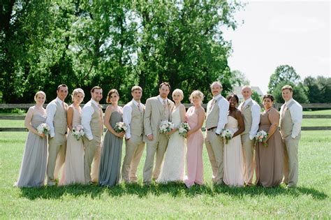 Rustic Wedding Party Pictures