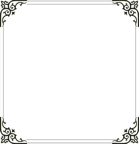 Download Picture Simple Frame Computer File Border Clipart PNG Free ...