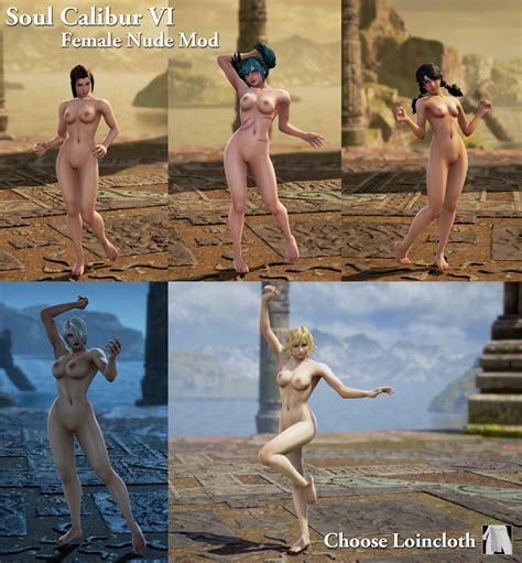 SoulCalibur Female Nude Mod голые женские персонажи Файлы патч демо demo моды