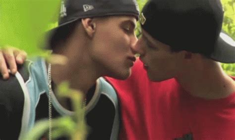 Gay Kiss  Find And Share On Giphy