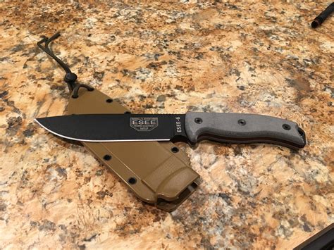 First Fixed Blade Survival Knife Esee 6 Very Pleased Knives