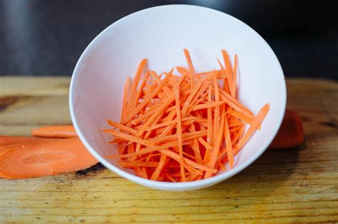How To Julienne Vegetables