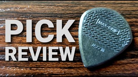 Dunlop Carbon Fiber Jazz Iii Guitar Pick Review And Demo Youtube