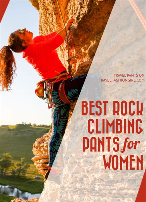 11 Best Rock Climbing Pants For Women That Are Sturdy And Look Good