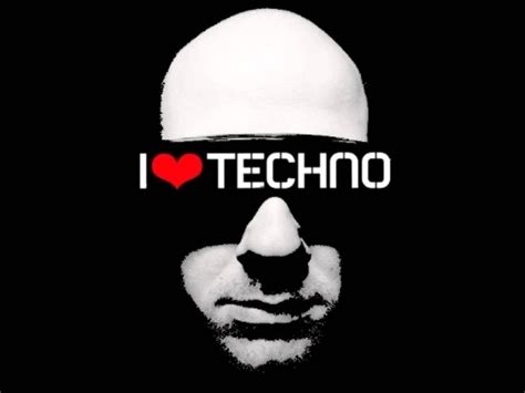 I Love Techno Logo Techno Typography Music Hd Wallpaper Wallpaper
