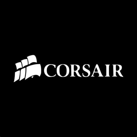 Corsair Logo Name Line Vinyl Decal Sticker