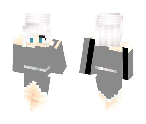 Download Magical White Hair Girl I Guess Minecraft Skin For Free