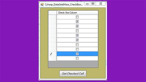 C Tutorial How To Add Checkbox Column To Datagridview In C With Sexiz Pix