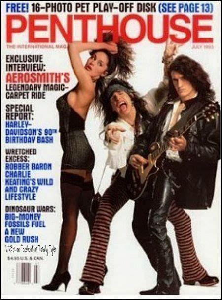 ♥ Aerosmith ♥ Cs Chris Noth Michelle Tanner Shirley Manson Penthouses Magazine Steven Tyler