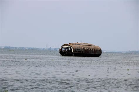 Traditional Indian Houseboat In India Stock Photo Image Of