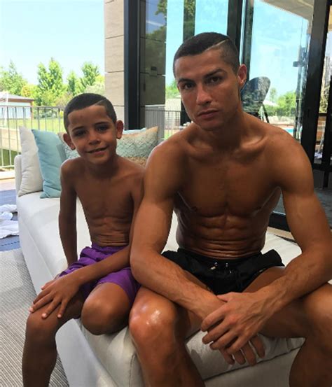 The eldest ronaldo son is cristiano ronaldo jr., born on june 17, 2010. Cristiano Ronaldo and son Cristiano Jr get matching hair cuts