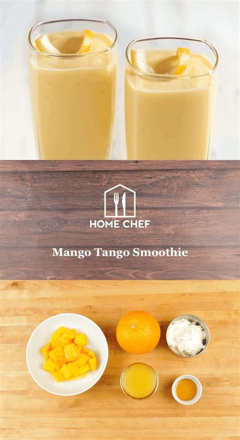Mango Tango Smoothie With Pineapple Orange Yogurt And Honey Recipe