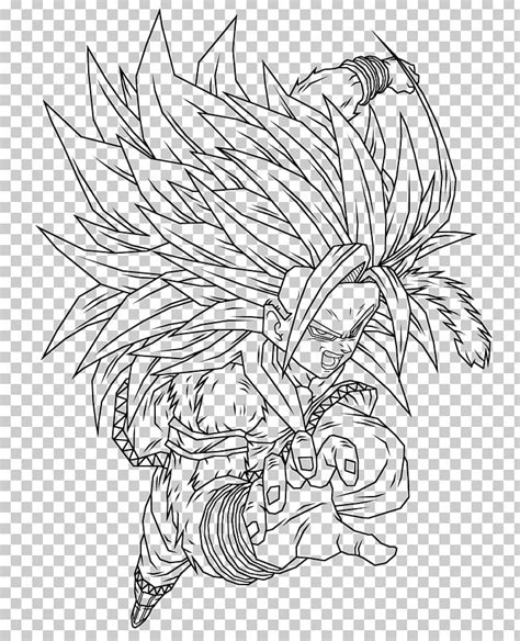 Goku Line Art Vegeta Gohan Frieza Png Clipart Artwork Black And