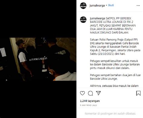 ‘drama Penggerebekan Barcode Ultra Lounge Satpol Pp Tertahan 2 Jam Di