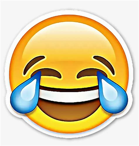 Lol Lmao Laugh Laughing Emogi Yellow Laughingemojj Crying Emoji Transparent Background