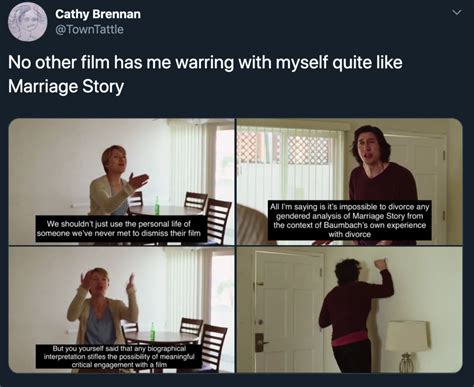 the film made you cry but marriage story memes will make you laugh