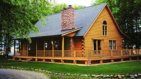Log Cabin Floor Plans With Wrap Around Porch House Decor Concept Ideas