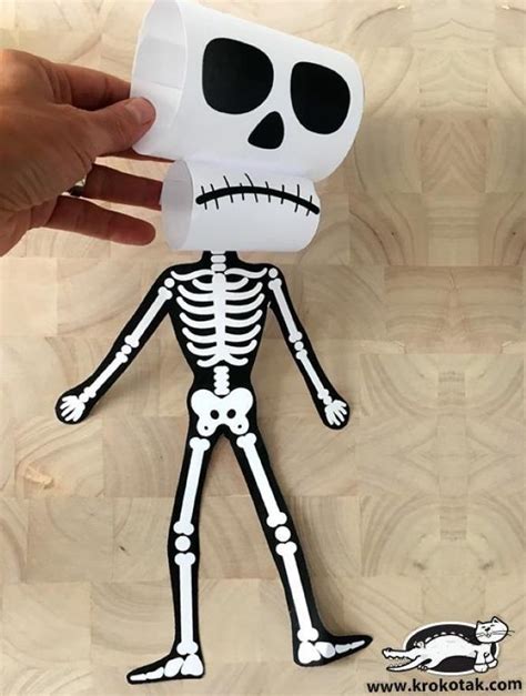 Papermau Halloween Special Easy To Build Papercraft Skeleton For