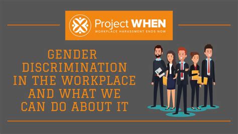 Combating Gender Discrimination In The Workplace Project When