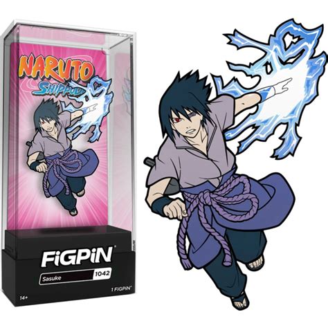 Naruto Shippuden Sasuke Figpin Enamel Pin By Figpin Popcultcha