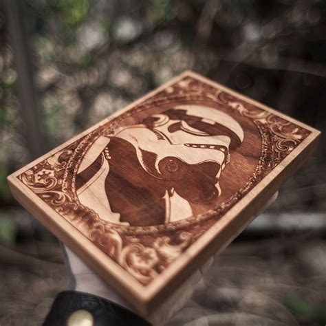 laser engraved wooden posters you can only appreciate with a magnifying glass ilikethesepixels