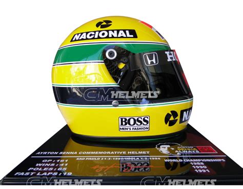 Ayrton Senna 1991 20 Years Commemorative F1 Replica Helmet Limited