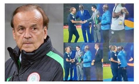 nigeria coach gernot rohr talks after being snubbed by nff boss during afcon medal presentation