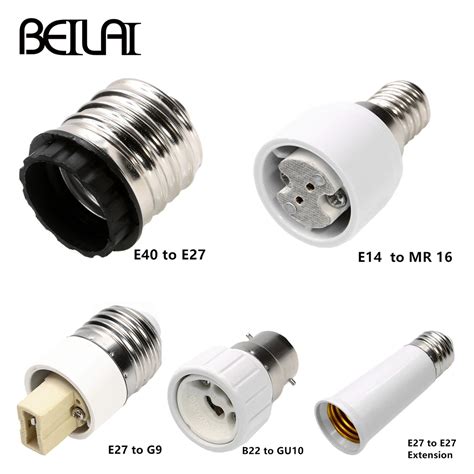 Buy E14 Gu10 G9 E27 Adapter Led Lamp Bulb Base