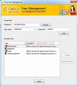 Pictures of User Management Software