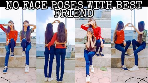 Hidden Face Poses With Best Friend No Face Poses With Bestie Poses With Bff Poorvi