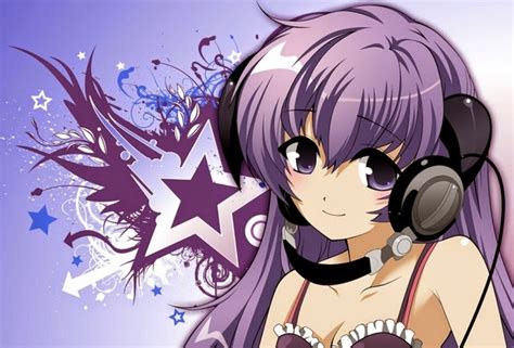 The Movie Wallpaper Anime Girls Listening Music With Headphones Wallpaper