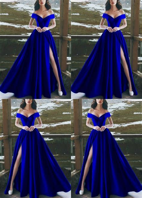 Pin By Karen Dearmas On Vestidos Royal Blue Prom Dresses Electric