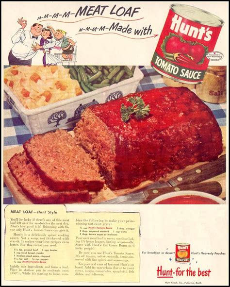 I think meatloaf must be the quintessential comfort food dish. Hunt's Tomato Sauce Meatloaf | Hunts tomato sauce, Food ...