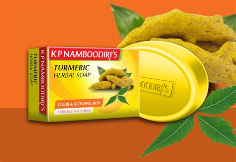K P Namboodiri S Turmeric Herbal Soap