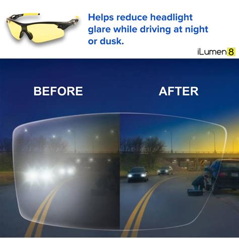 hd high definition night driving glasses anti glare polarized night v shopilumen8