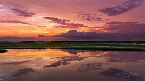 Summer Sunset In Ocean City New Jersey Jason Gambone Photography