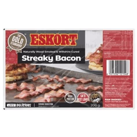 Eskort Streaky Bacon 200g Agrimark