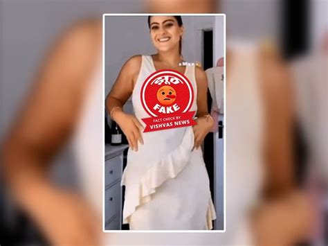 Fact Check Deepfake Video Of Actress Kajol Changing Dress In Front Of