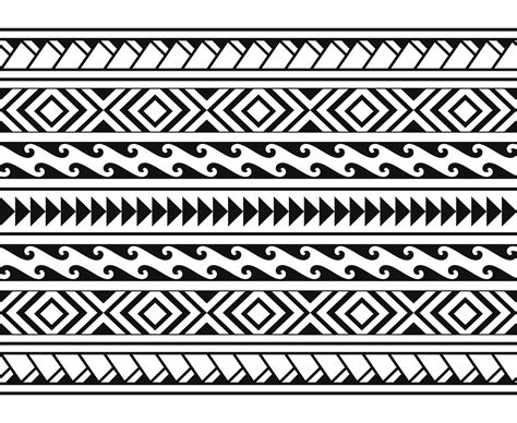Polynesian Maori Tribal Seamless Hawaii Pattern Background For Fabric