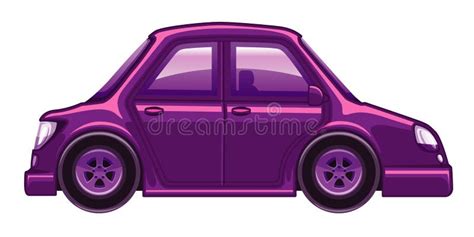 Cartoon Purple Car Stock Illustrations 3844 Cartoon Purple Car Stock