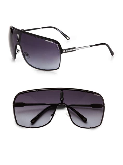 Carrera Metal Shield Sunglasses In Black For Men Lyst